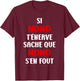 Name Si Nono t'énerve Humour Name Personalised Nono , Black, S T-Shirt - T-Shirt | Maroon