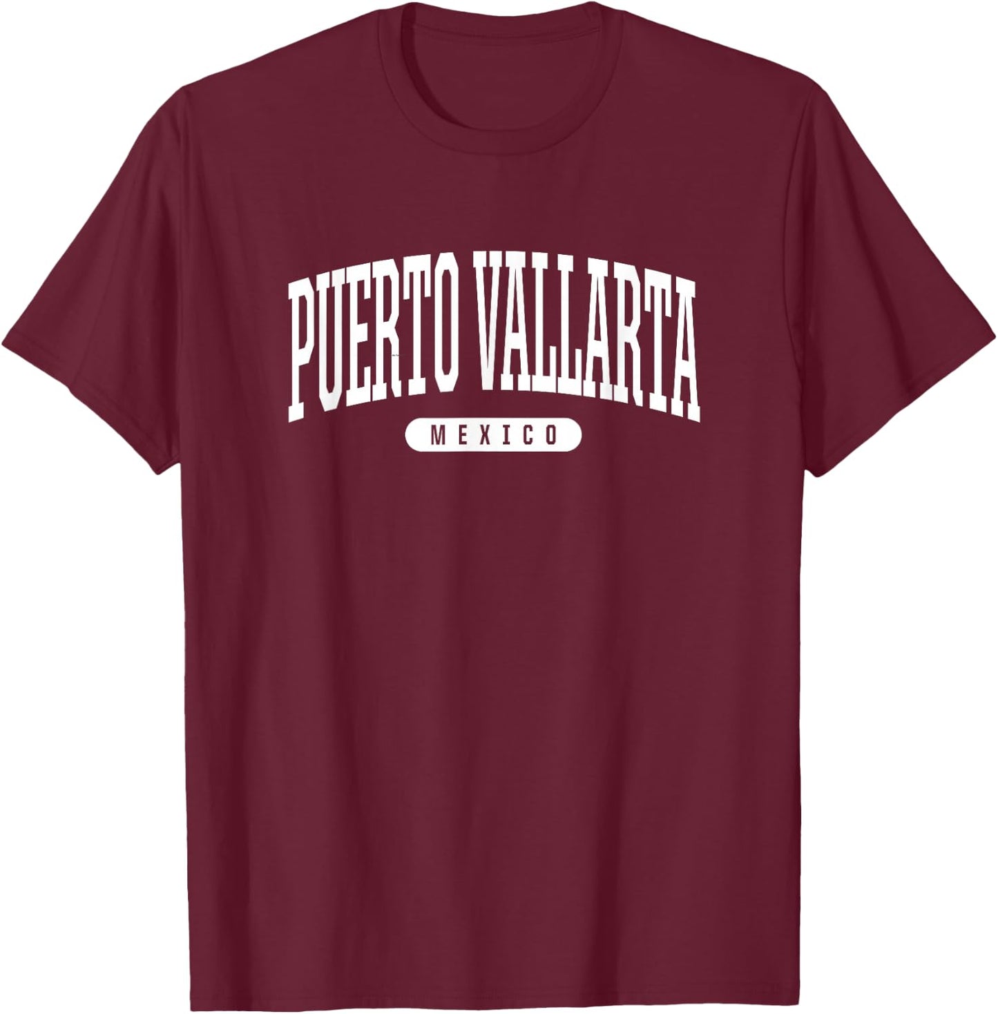 Puerto Vallarta Mexico T Shirt Puerto Vallarta T T-Shirt - T-Shirt | Maroon