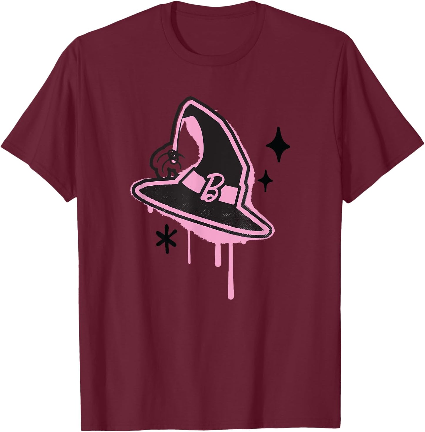 Barbie - Witch Hat T-Shirt - T-Shirt | Maroon