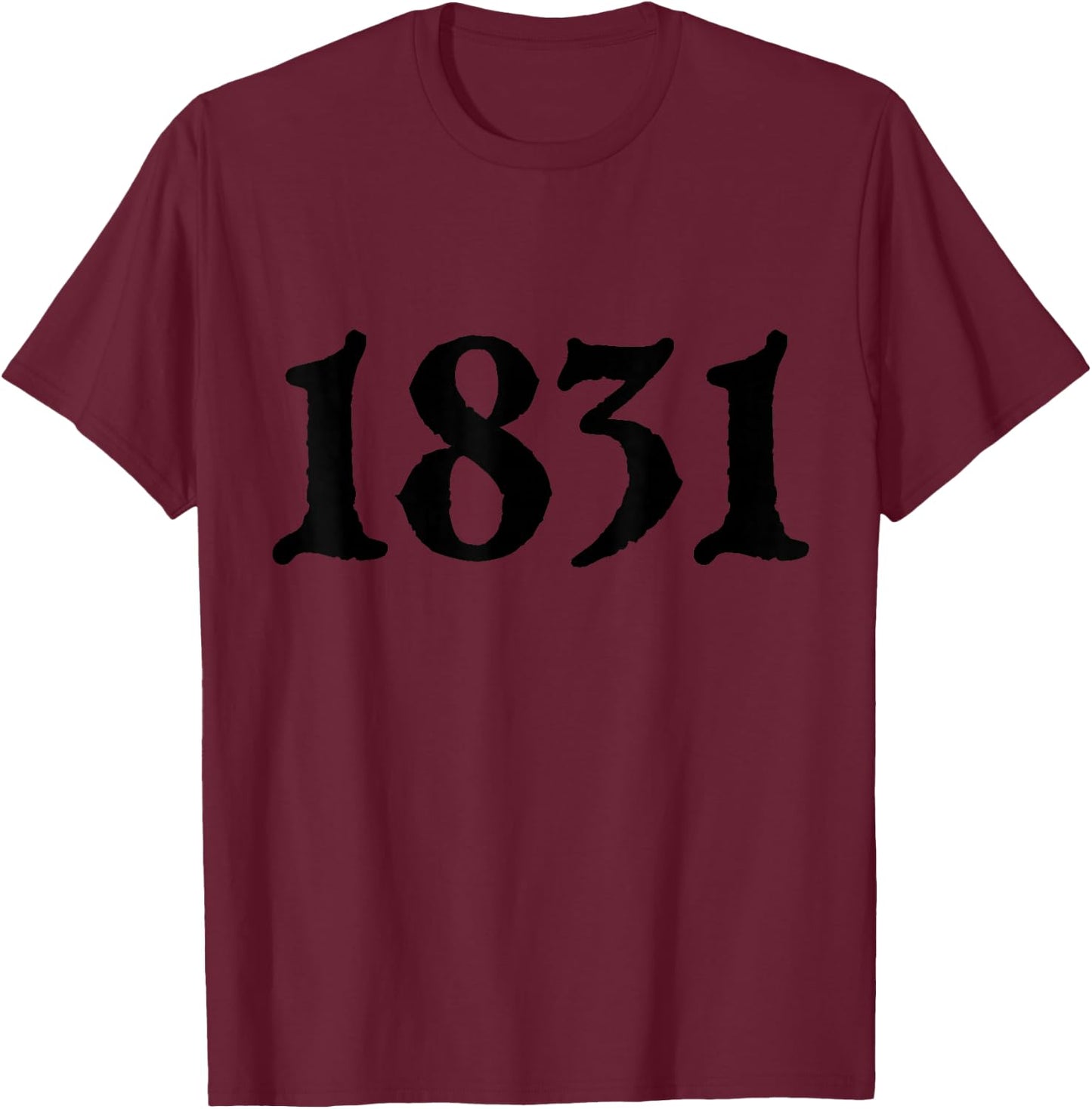 1831 NAT Turner T-Shirt - T-Shirt | Maroon
