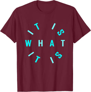 Turquoise Is What It Turquoise Graphic T-Shirt - T-Shirt | Maroon