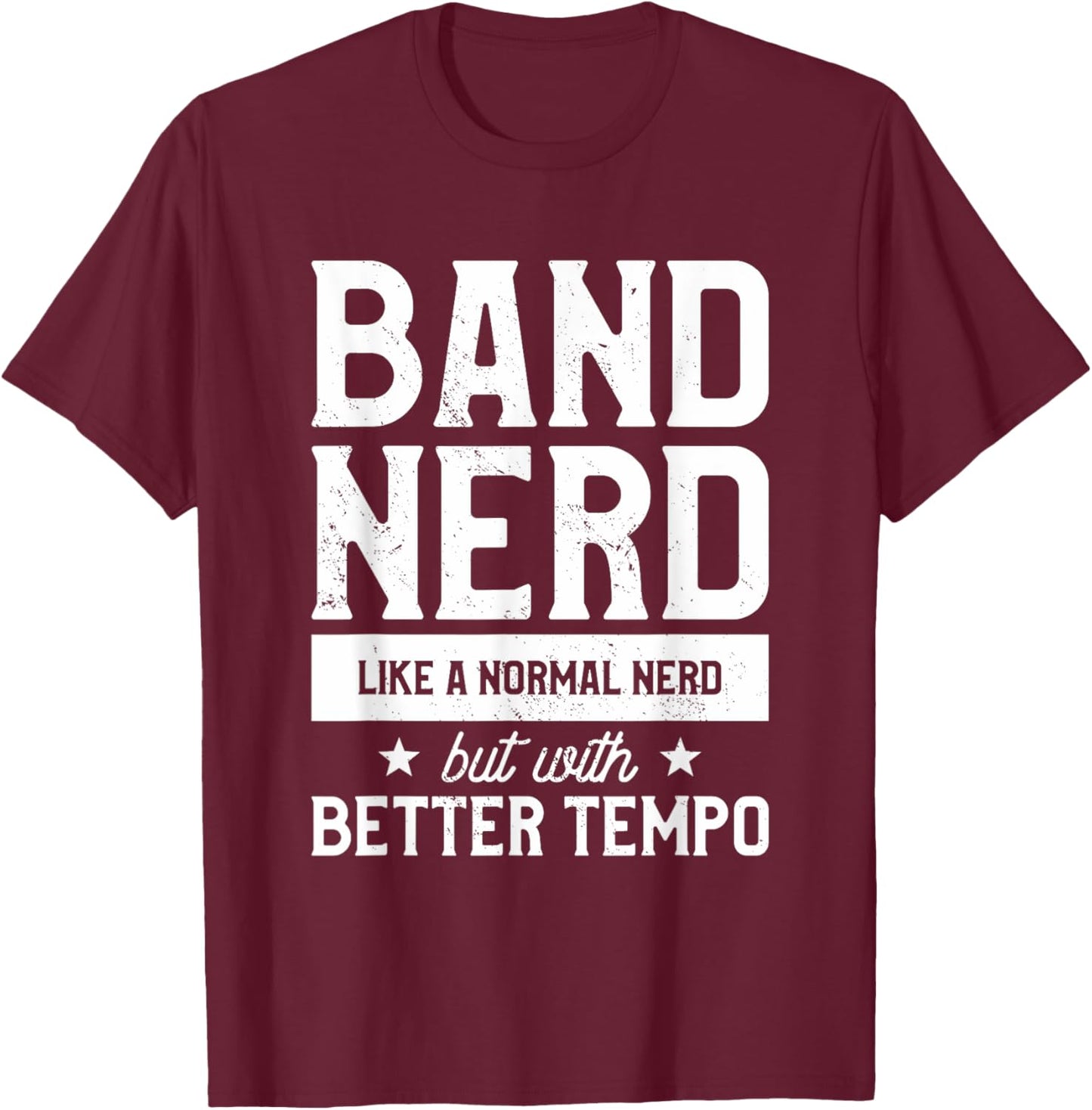 Band Nerd Definition Music Musician Vocalist Bands T-Shirt - T-Shirt | Maroon