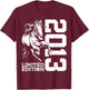 Riding 12th Birthday Horse Limited Edition 2013 Rider T-Shirt - T-Shirt | Maroon