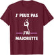 Je peux pas j'ai Majorette , Black, Female X-Small T-Shirt - T-Shirt | Maroon
