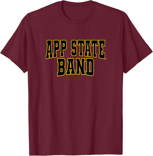 Appalachian State Band Apparel Sports Music Fan T-Shirt - T-Shirt | Maroon