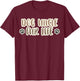Dog Uncle Fur Life Dog Fur Parent T-Shirt - T-Shirt | Maroon