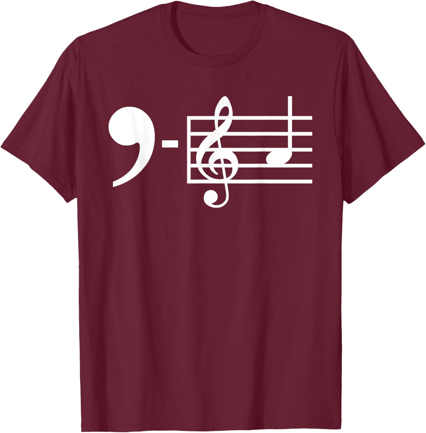 Comma La Music Notes Kamala Harris Supporter Music Teacher Women T-Shirt - T-Shirt | Maroon