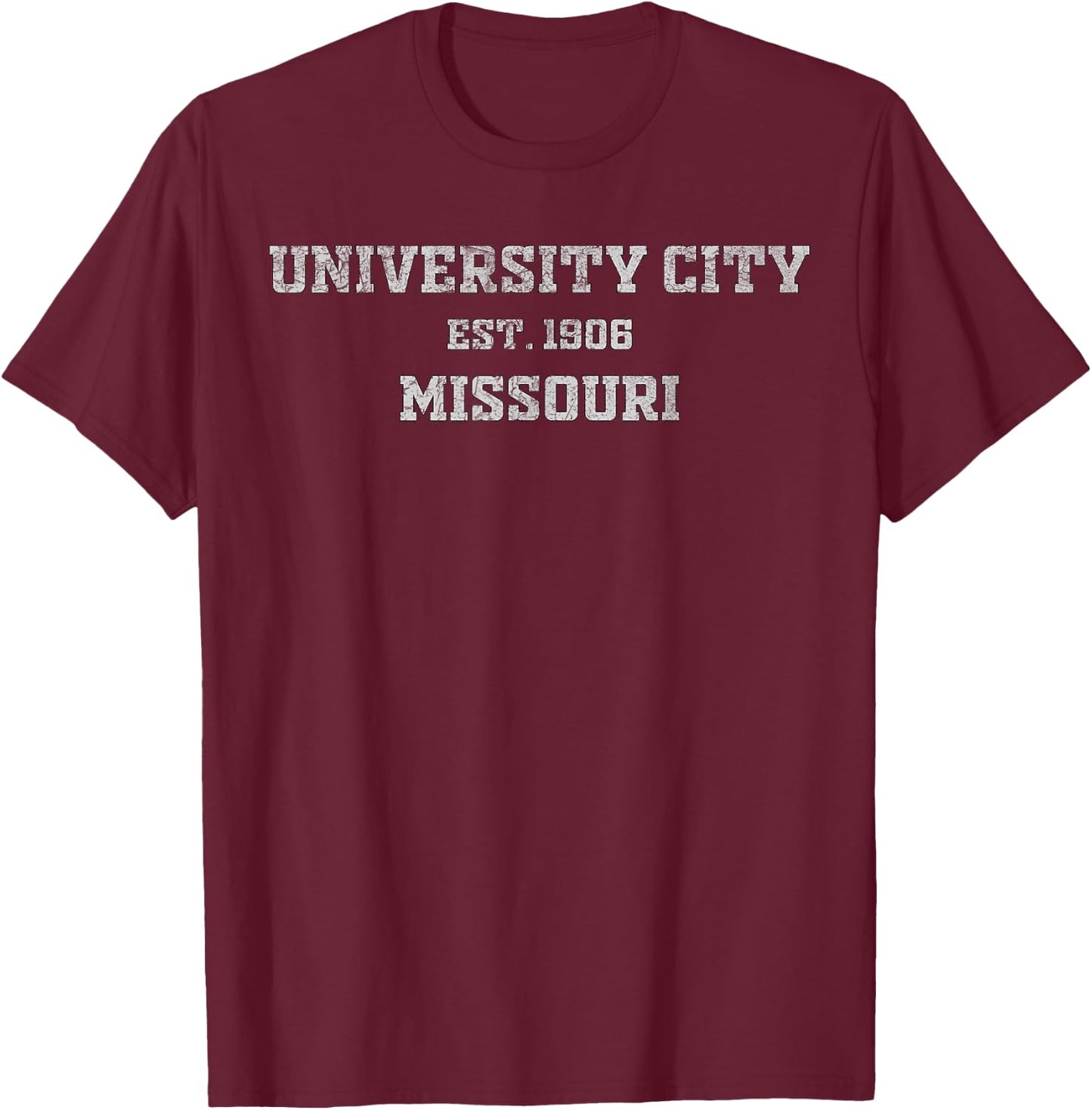University City Missouri T-Shirt - T-Shirt | Maroon