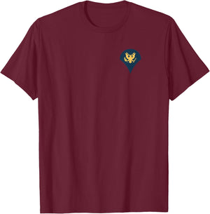 US Army Rank - Specialist (E-4) - SPC T-Shirt - T-Shirt | Maroon