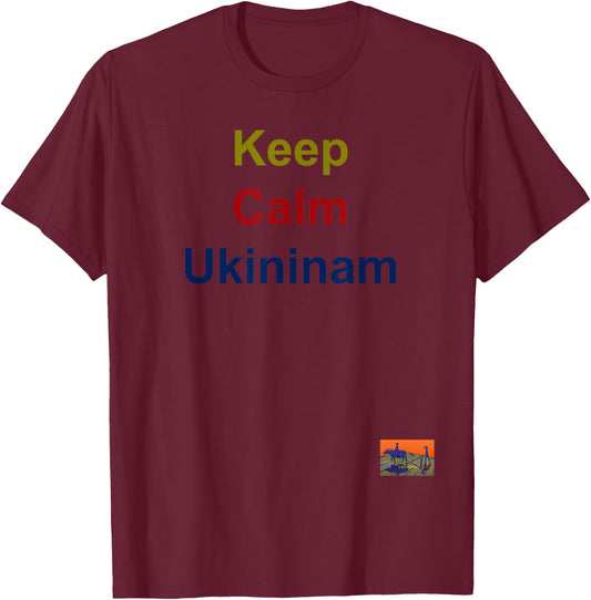 Filipino Shirt - Keep Calm Ukininam Women T-Shirt - T-Shirt | Maroon