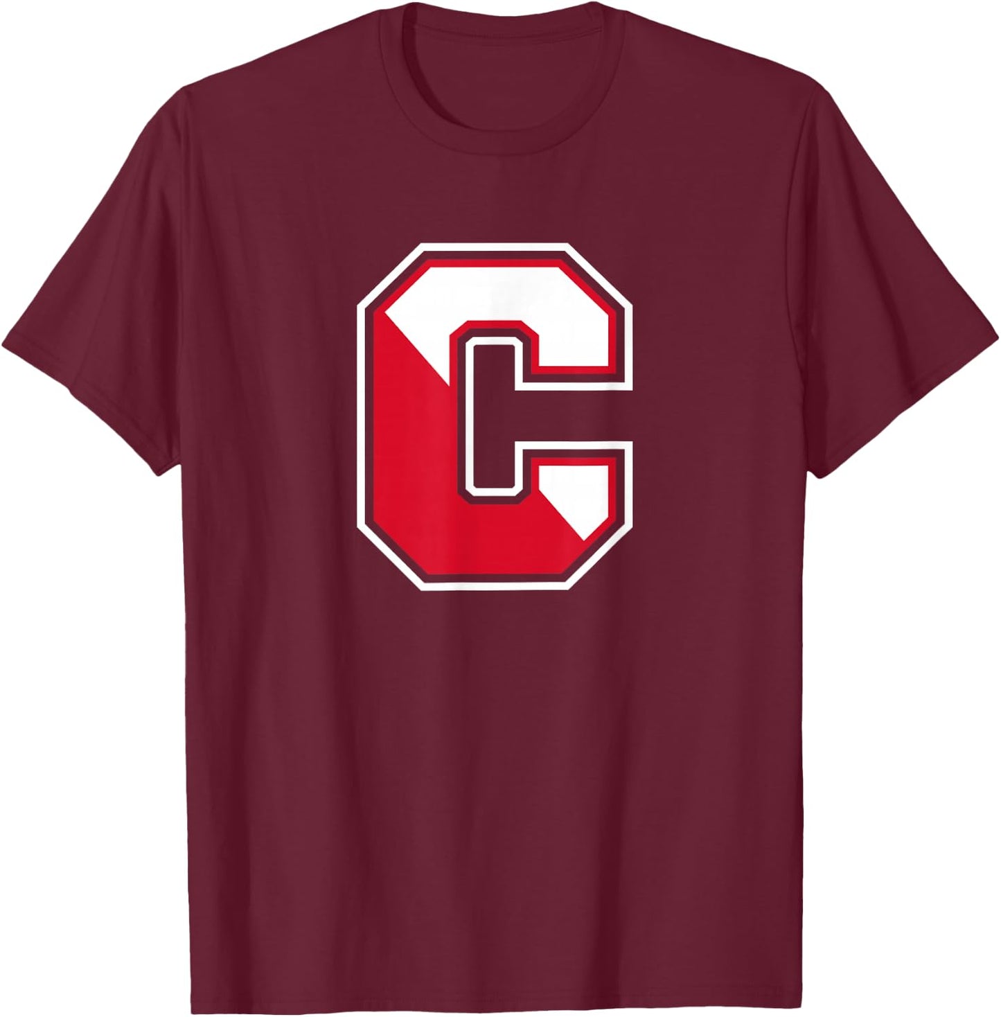 SUNY Cortland Red Dragons C Mark T-Shirt - T-Shirt | Maroon