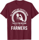 Peasant Shirt T-Shirt - T-Shirt | Maroon