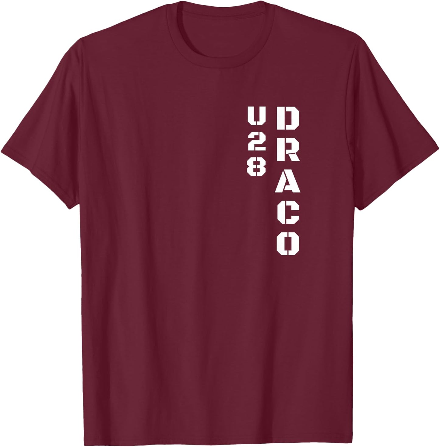U-28A Draco Dragon Patch T-Shirt - T-Shirt | Maroon