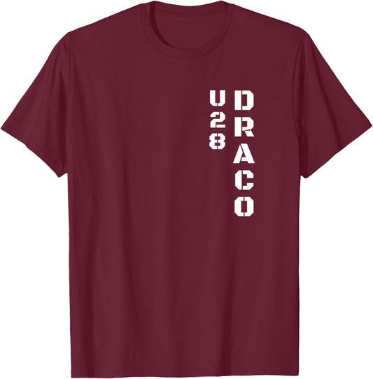 U-28A Draco Dragon Patch T-Shirt - T-Shirt | Maroon