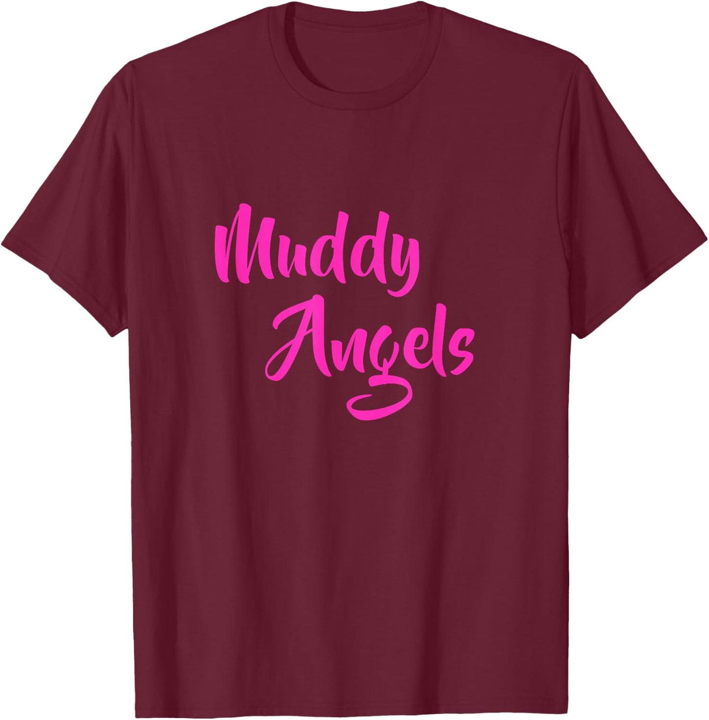 Mud Run Race Team 4x4 Offroading ATV Muddy Angels Matching T-Shirt - T-Shirt | Maroon