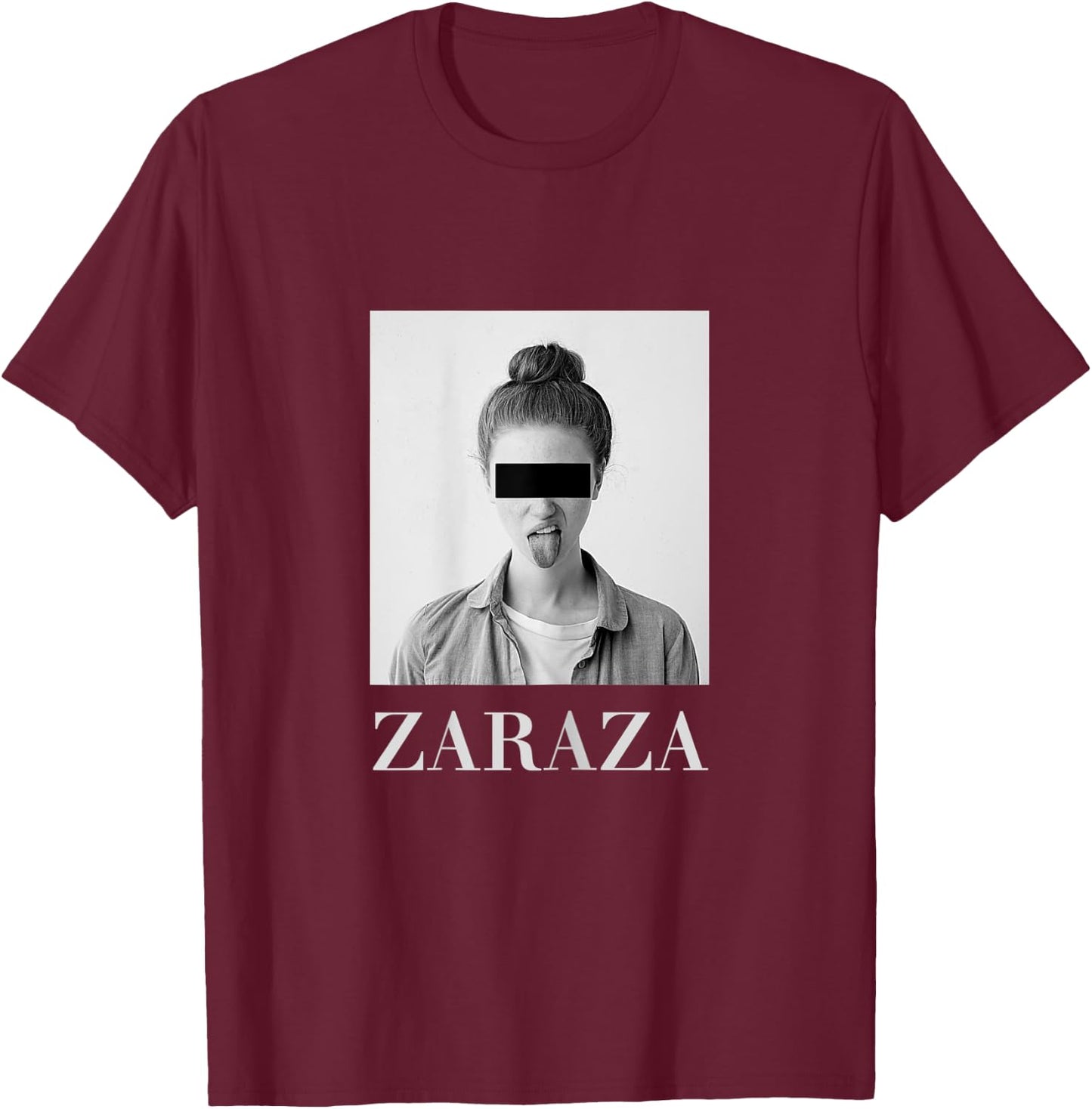 Naughty Girl Zaraza Russian Design Good Girl T-Shirt - T-Shirt | Maroon