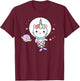 Cat Unicorn Mermaid in Space Cute Purrmaid Men Women Kids T-Shirt - T-Shirt | Maroon