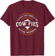 I Love The Smell Of Cow Pies In The Morning, Rancher T-Shirt - T-Shirt | Maroon