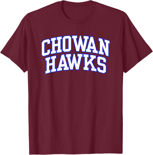 Chowan University Hawks Apparel Sports Fan T-Shirt - T-Shirt | Maroon