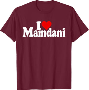 J'adore Heart MAMDANI T-Shirt - T-Shirt | Maroon