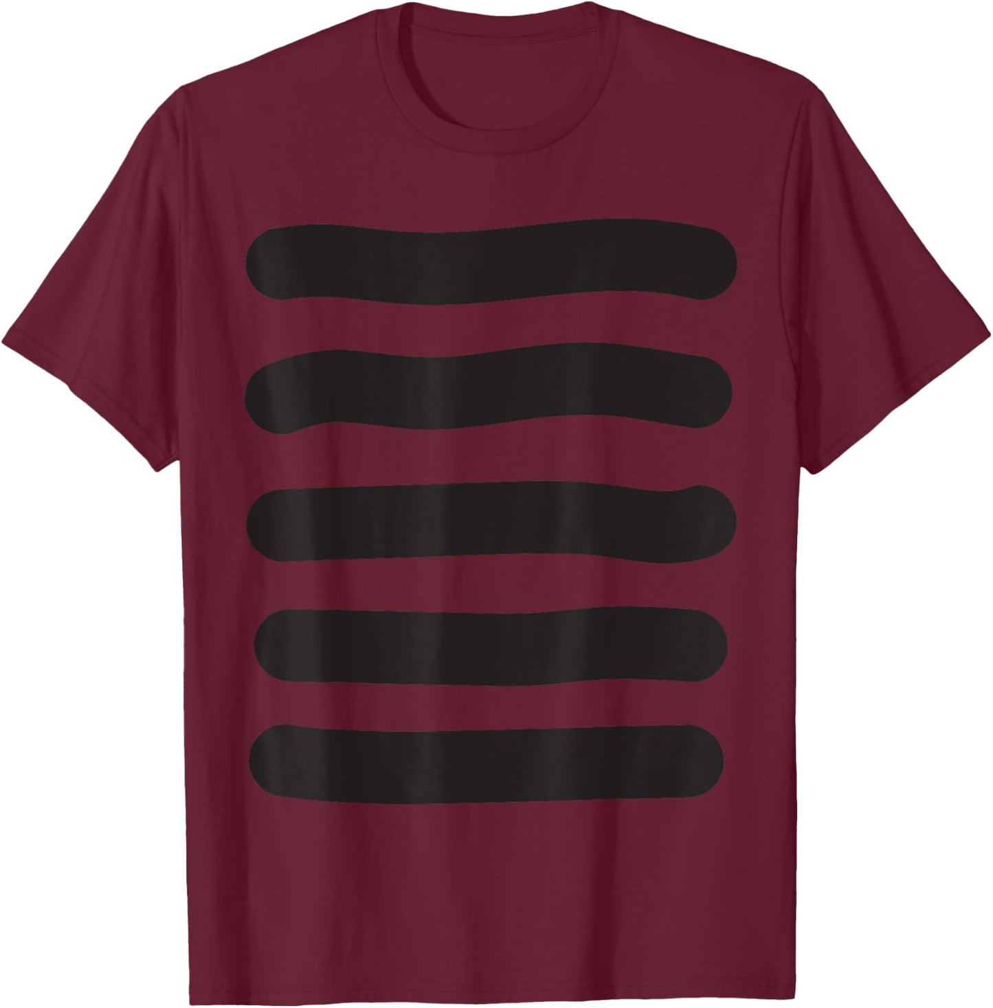 Bee Costume Simple Yellow Striped Funny , yellow T-Shirt - T-Shirt | Maroon