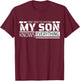 Funny Dad Shirt From Son Men Funny Fathers Day Dad T-Shirt - T-Shirt | Maroon