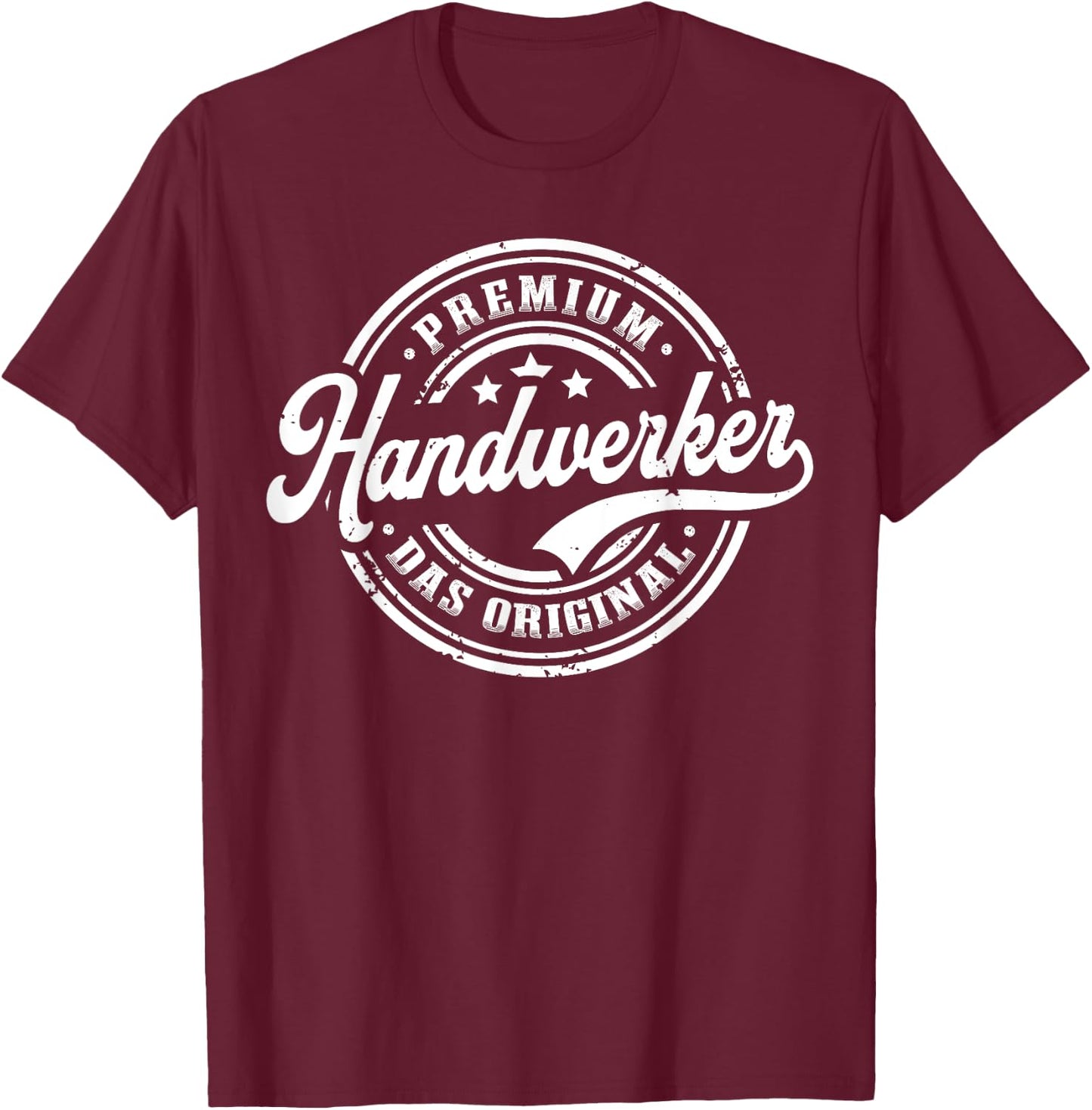 Craftsman Humour Original Funny DIY T-Shirt - T-Shirt | Maroon