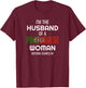 Funny Portuguese Shirt - Gift Husband Of Portuguese Wife T-Shirt - T-Shirt | Maroon
