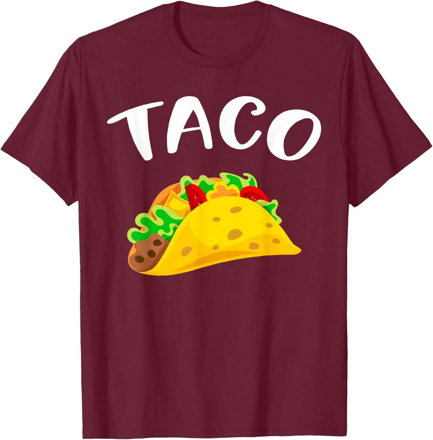 Taco Mom Burrito Taco Taquito Matching Family T-Shirt - T-Shirt | Maroon