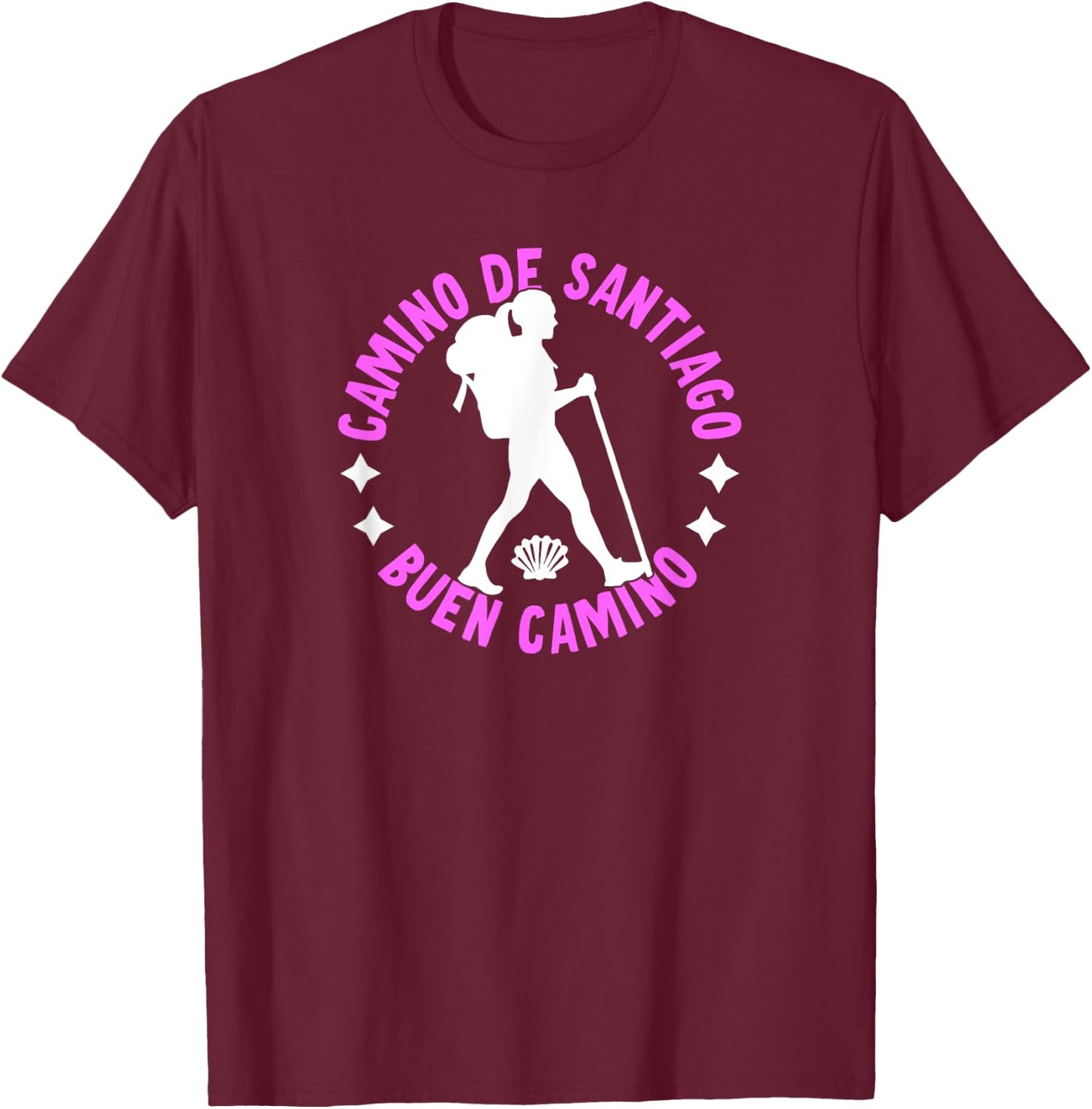 Buen Camino T-Shirt - T-Shirt | Maroon
