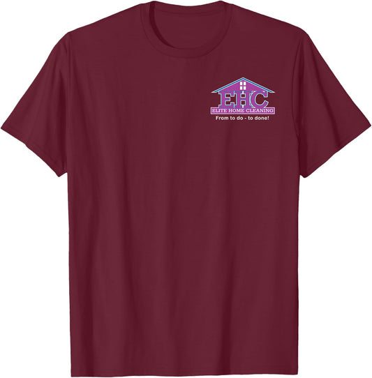 Elite Home Cleaning Inc T-Shirt - T-Shirt | Maroon