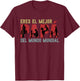 Eres El Mejor Papa Del Mundo Mundial Father's Day Spanish T-Shirt - T-Shirt | Maroon