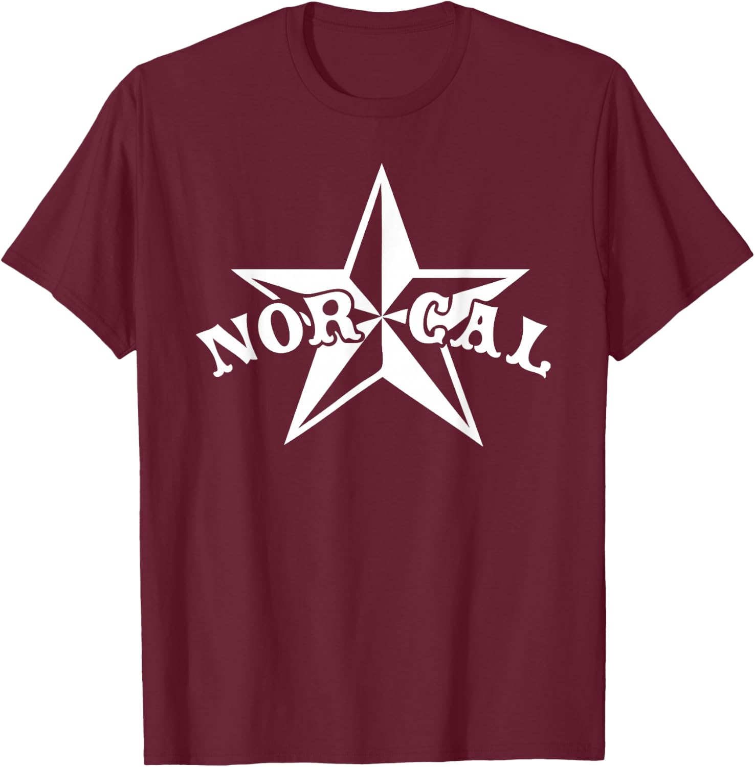 Big Texas NOR CAL T-Shirt - T-Shirt | Maroon