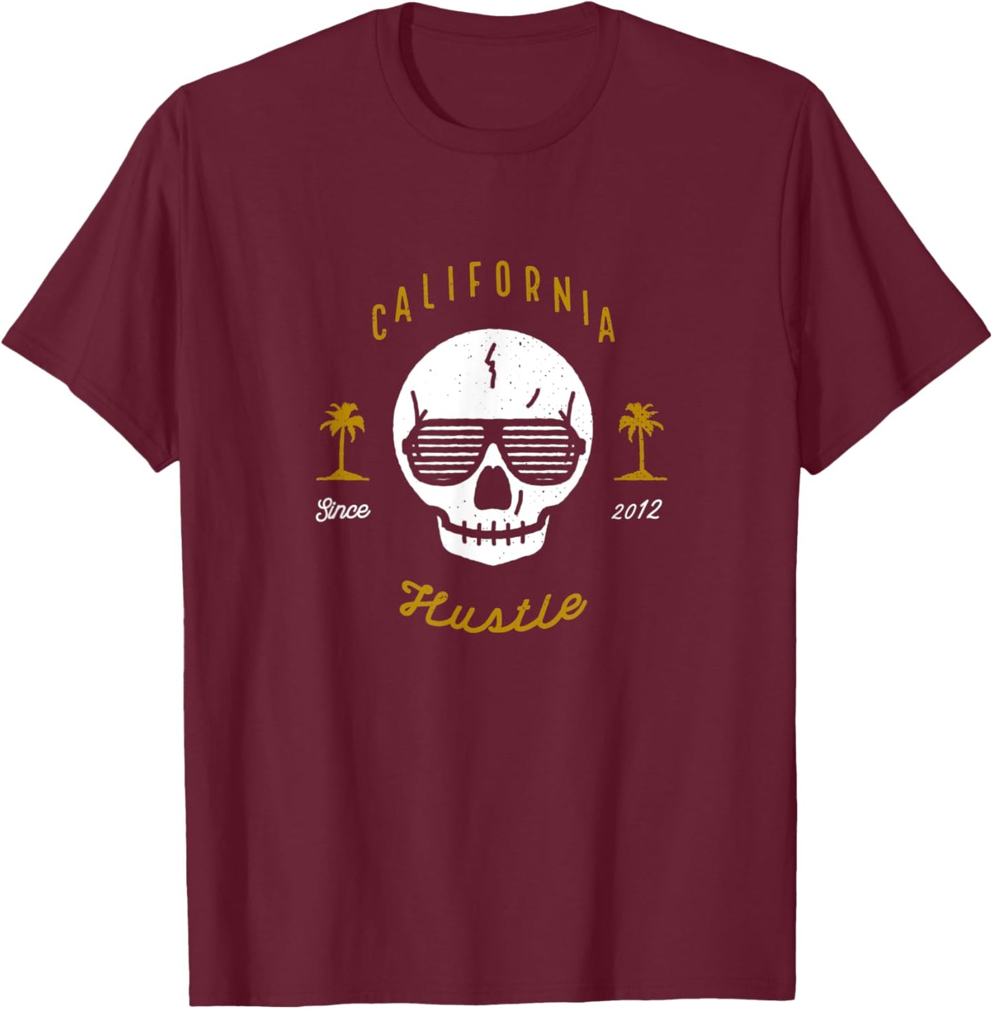 Thug Kitchen California Hustle T-Shirt - T-Shirt | Maroon