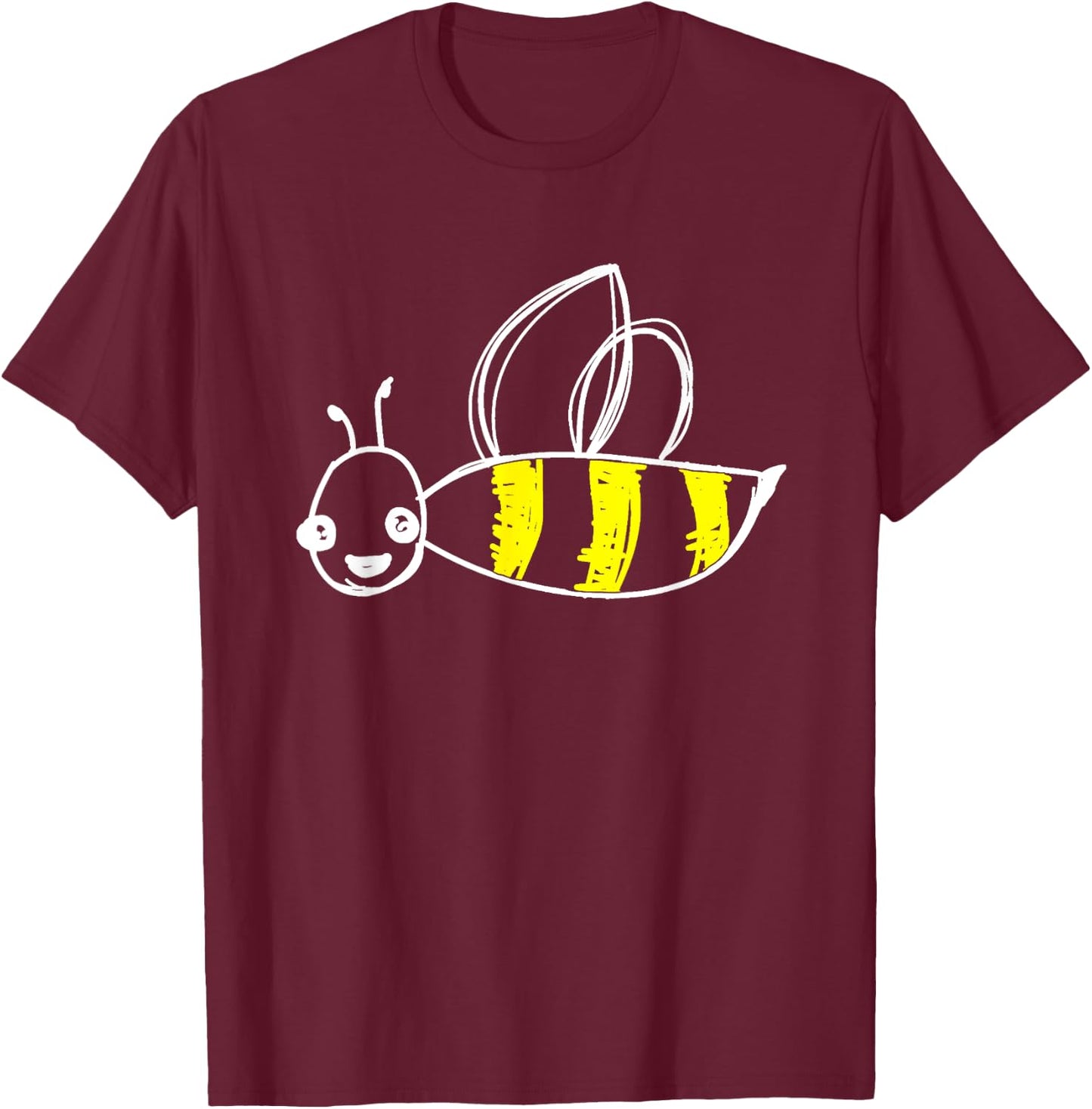 Flying Cute Bumblebee Honey bee Beekeeper Gift Men Women T-Shirt - T-Shirt | Maroon