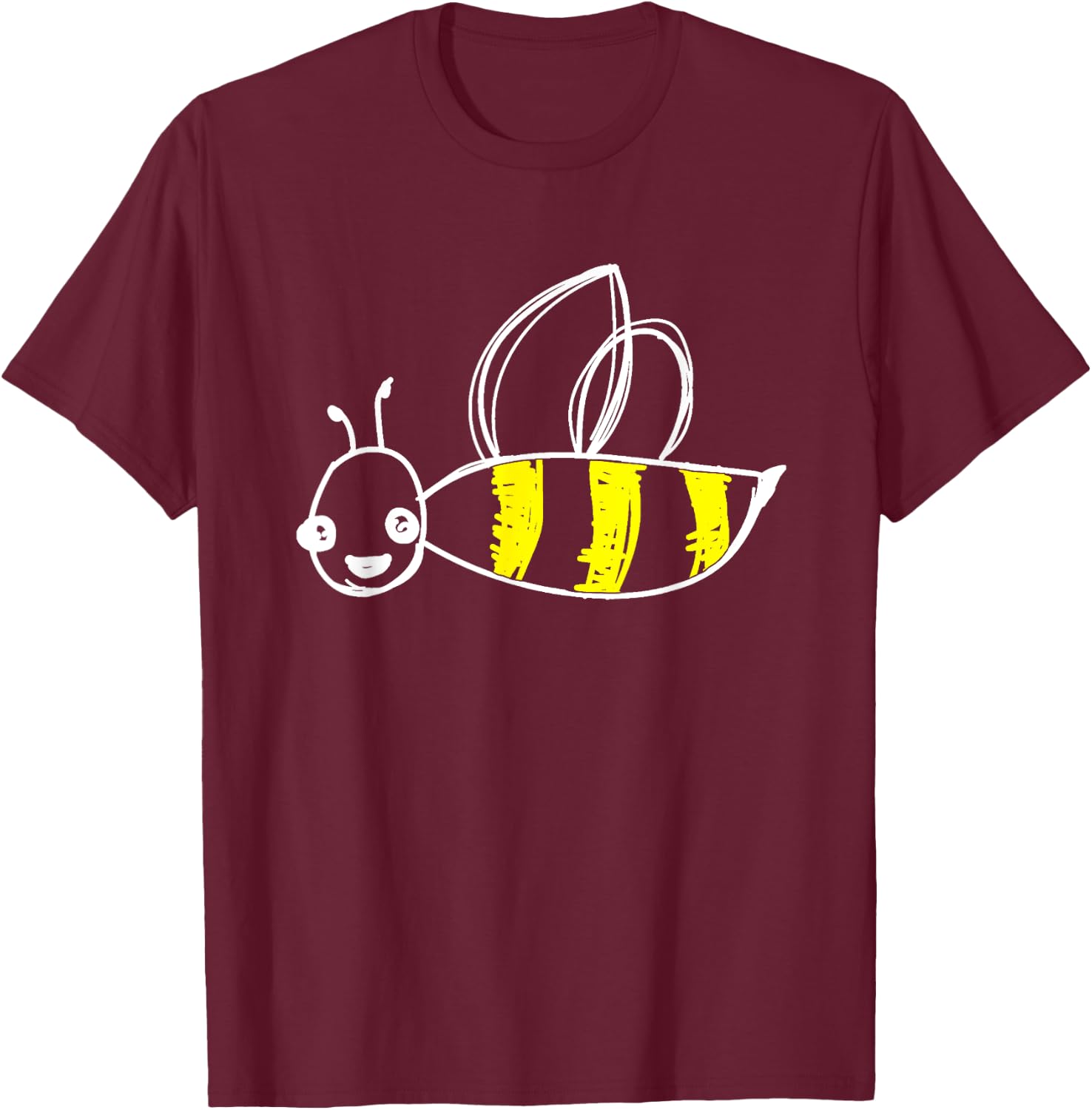 Flying Cute Bumblebee Honey bee Beekeeper Gift Men Women T-Shirt - T-Shirt | Maroon