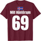 Island Sauf Jersey 69 | Mallorca Sauf Jersey, Milf Hunterson T-Shirt - T-Shirt | Maroon