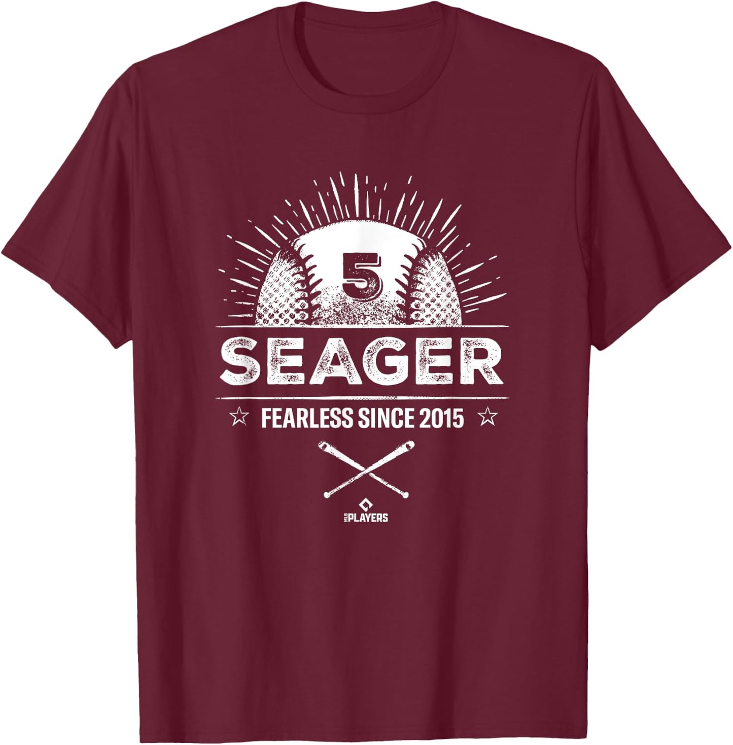 Corey Seager Fearless T-Shirt - T-Shirt | Maroon
