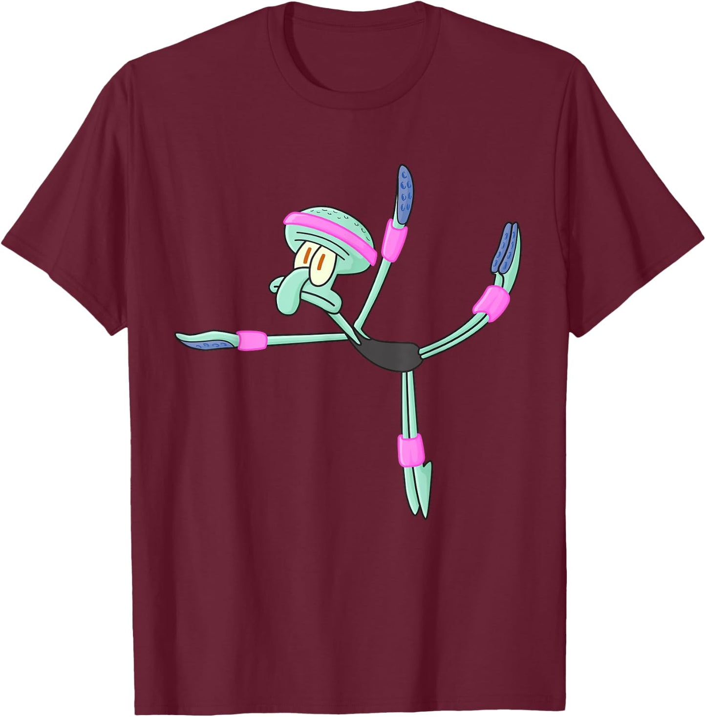 Mademark x SpongeBob SquarePants - Ballerina SpongeBob SquarePants T-Shirt - T-Shirt | Maroon