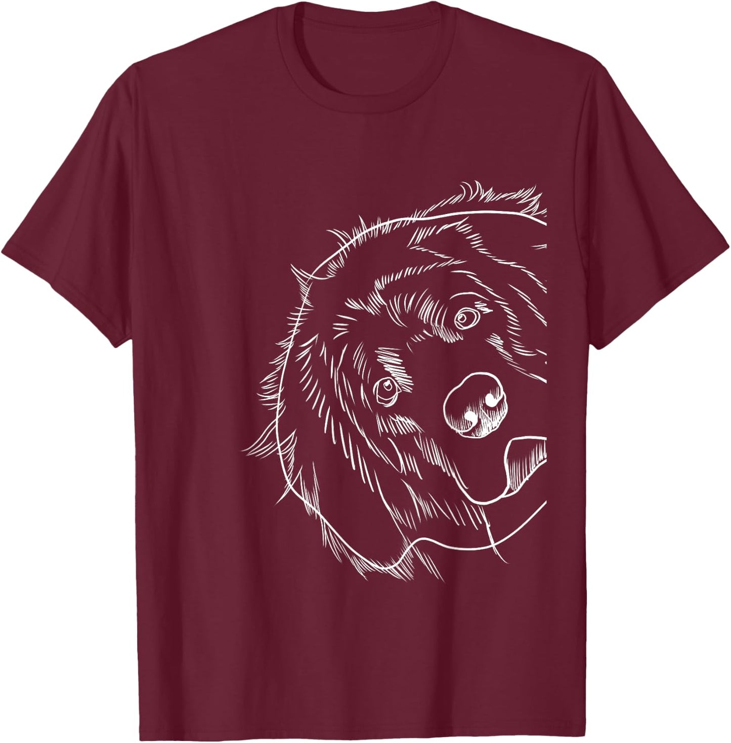 Funny Leonberger Dog Men Women Kids T-Shirt - T-Shirt | Maroon