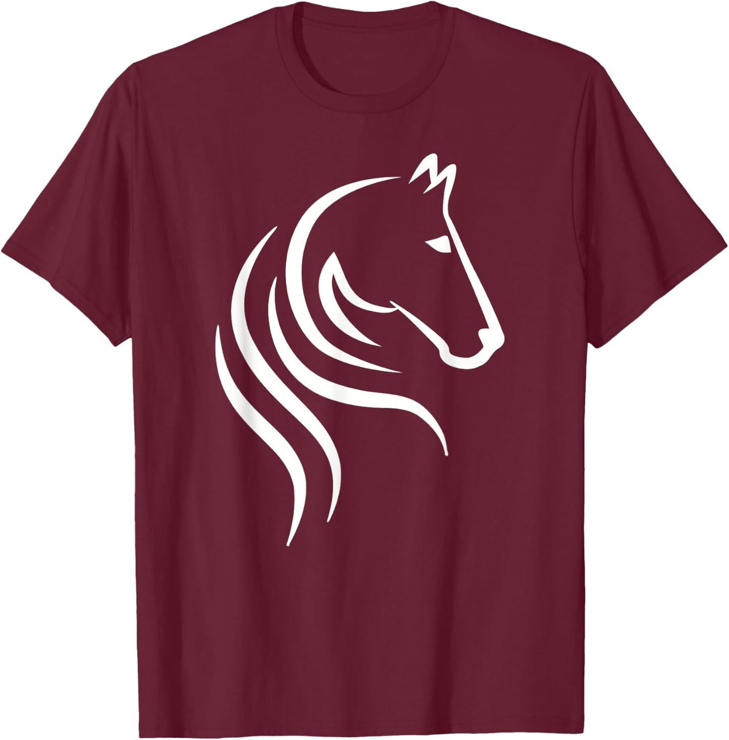 Horse head T-Shirt - T-Shirt | Maroon