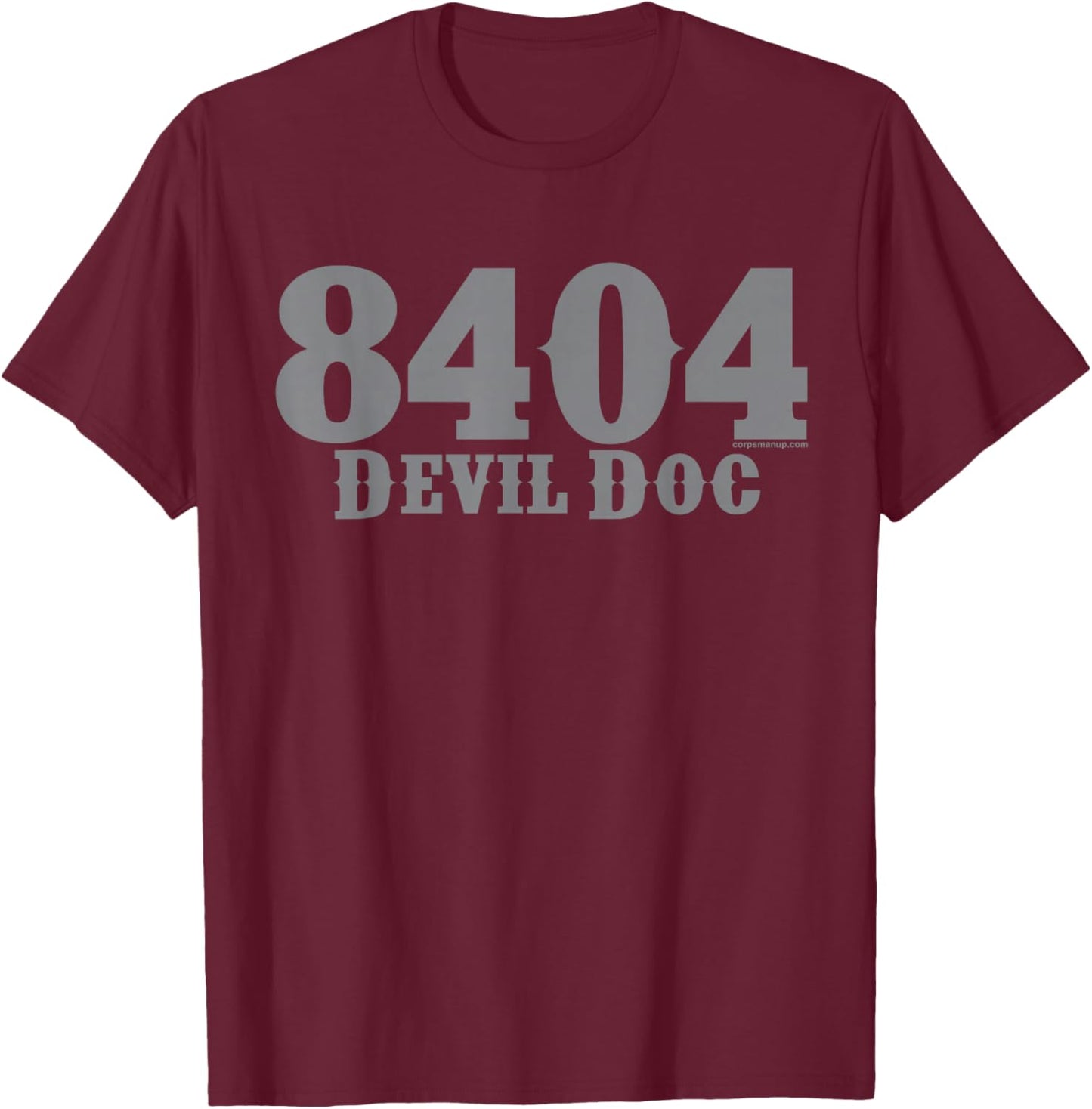 8404 Corpman Up T-Shirt - T-Shirt | Maroon