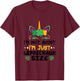 I'm Not Short I'm Leprechaun St Patrick's Day Size , Blue, S T-Shirt - T-Shirt | Maroon