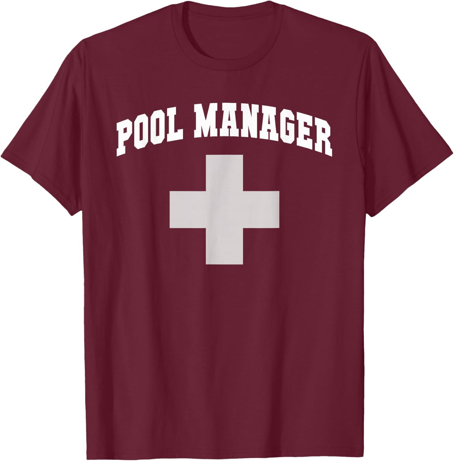 Funny Pool Manager All Girls Lifeguards CPR Instructor Swim T-Shirt - T-Shirt | Maroon