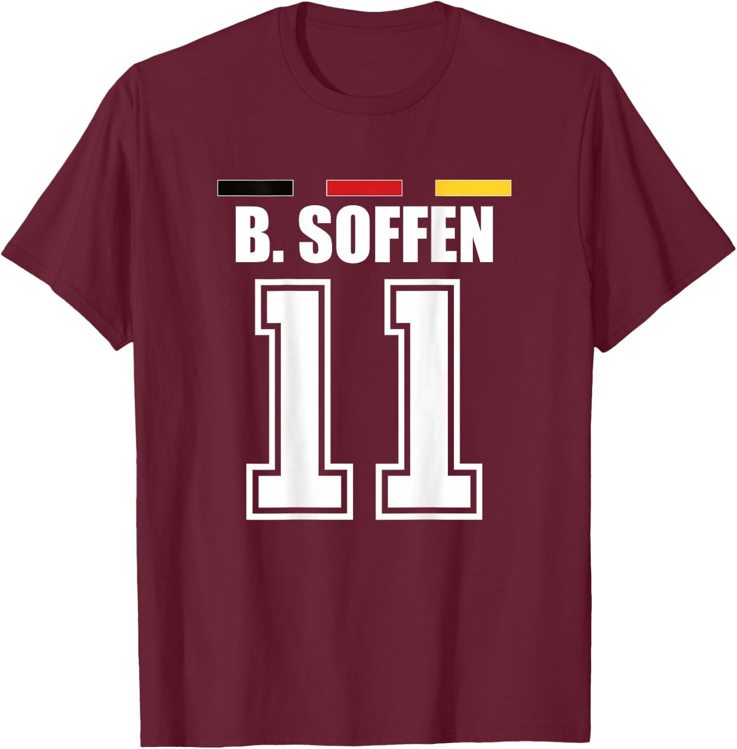 Funny Name Germany Jersey for Mallorca and the Party , black T-Shirt - T-Shirt | Maroon