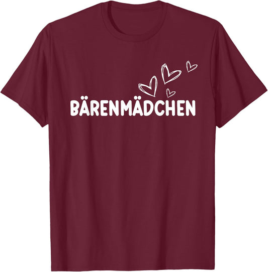 Bear Girl Costume Name For Lovers Bear Girl T-Shirt - T-Shirt | Maroon