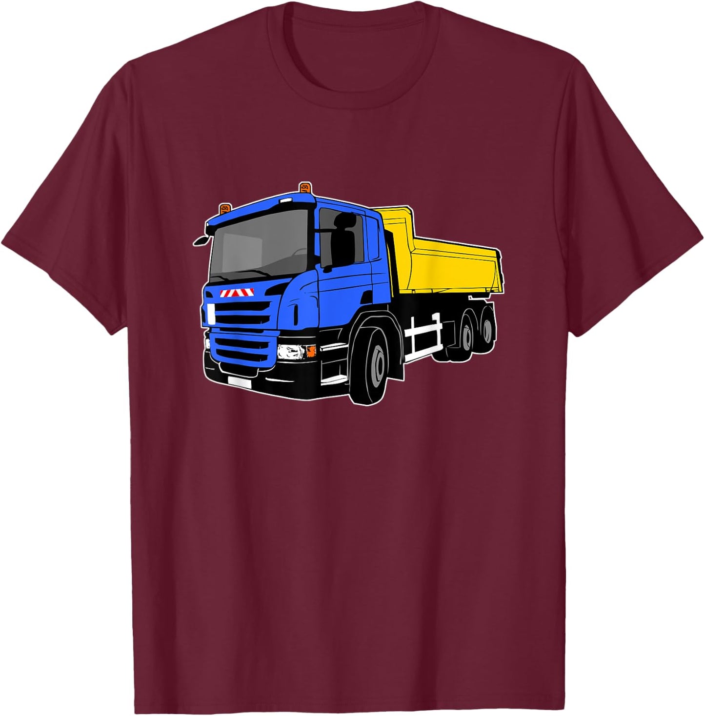Dump truck - construction vehicle T-Shirt - T-Shirt | Maroon
