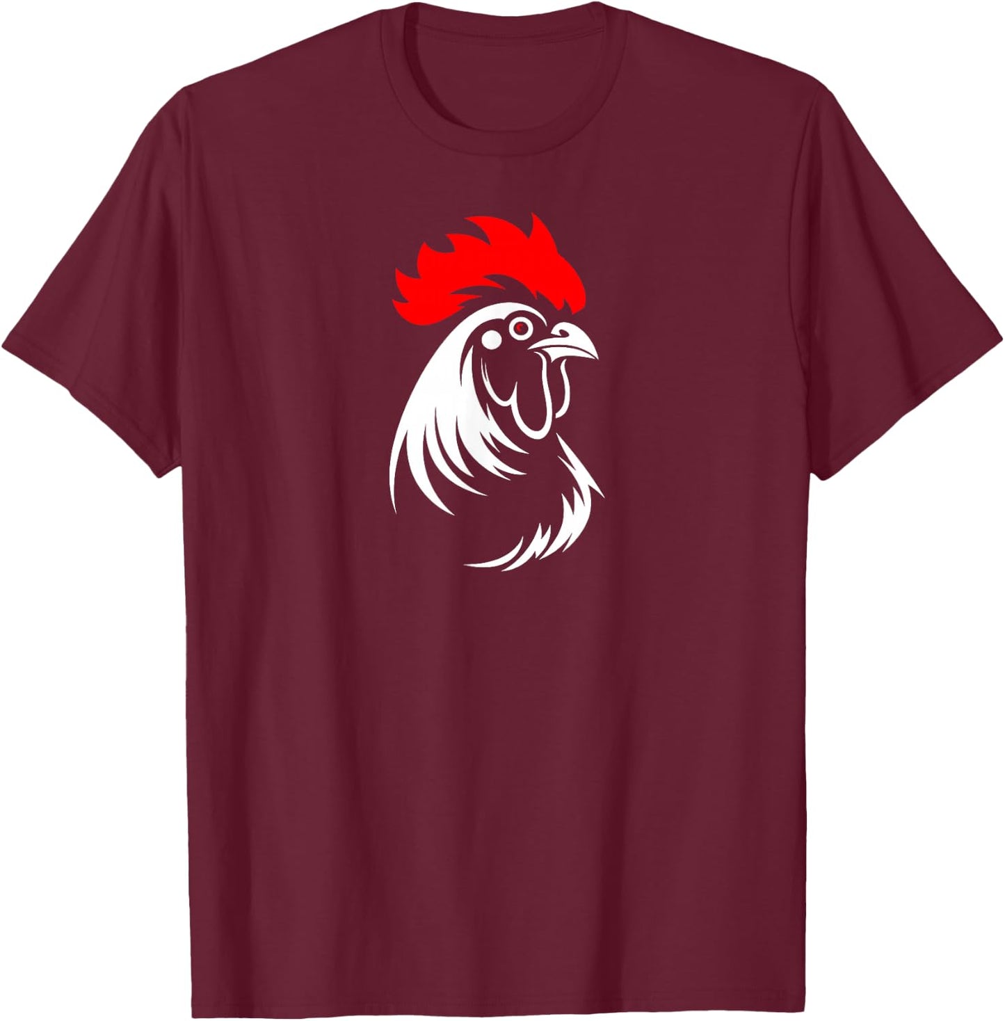 Rooster Country Decor Chicken Gallo Gifts Rooster T-Shirt - T-Shirt | Maroon