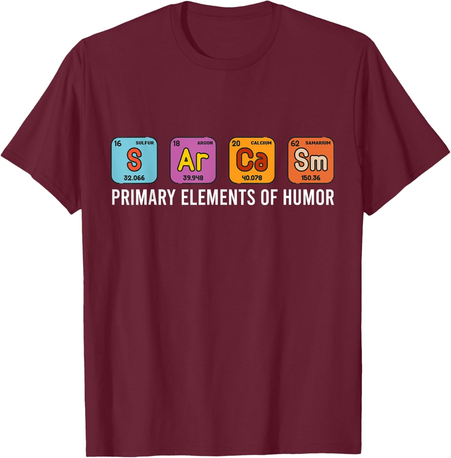 Periodensystem Witze Memes, Chemie, Physik Wissenschaft Nerd T-Shirt - T-Shirt | Maroon