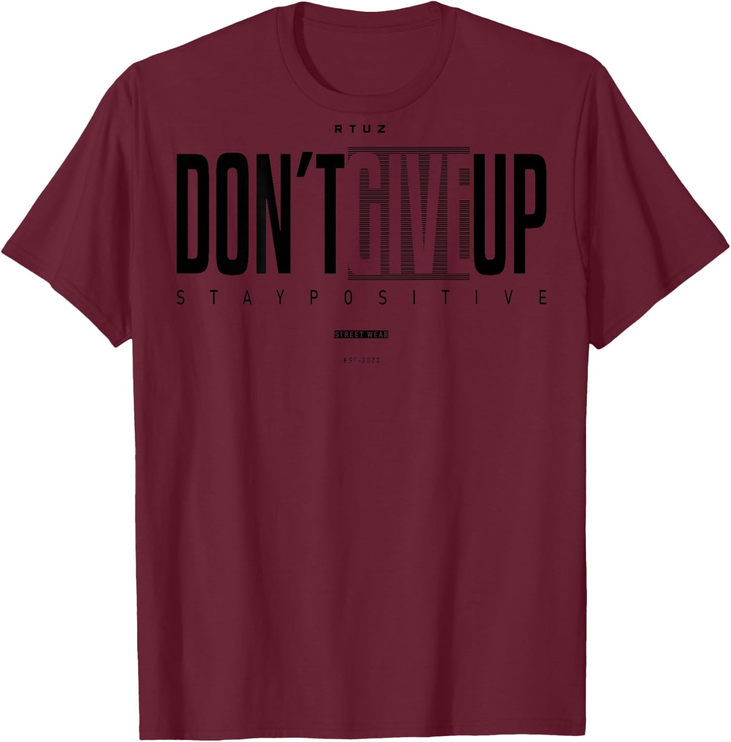 Sports Fitness Slogan Hobby Training Motivation , blue T-Shirt - T-Shirt | Maroon